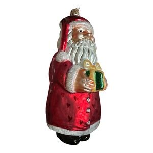 Radko FOREVER TOGETHER Mr & Mrs Santa Claus 2 Sided Christmas Ornament